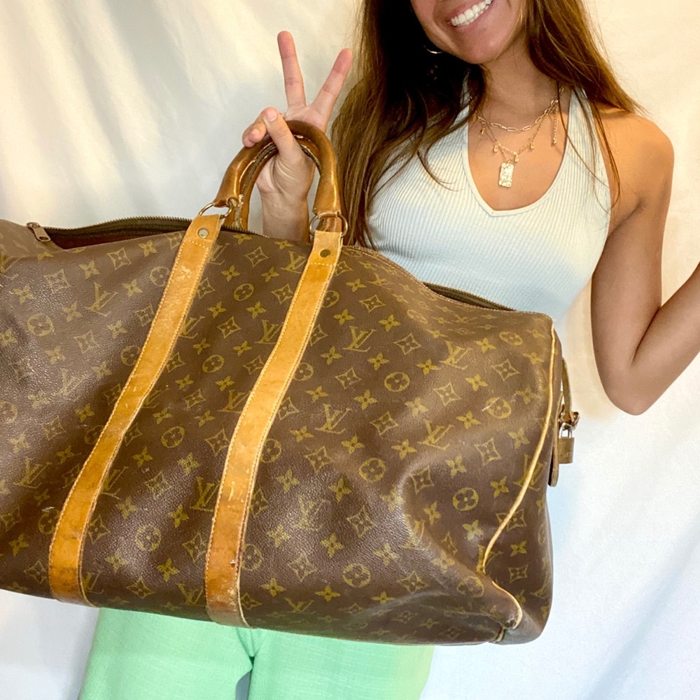 Authentic LV keepall 45 duffle bag!